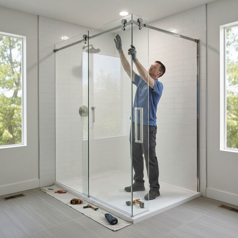 Glass Shower Door Installation in Denver, CO